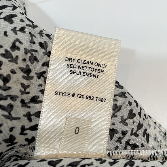 Rebecca Taylor Top Blouse Silk 0 Toes At The Neck EUC - Picture 10 of 10